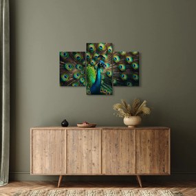 Kép – Pávatoll (90x60 cm)