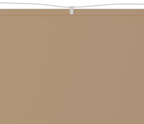 tópszínű oxford-szövet függőleges napellenző 100x1000 cm