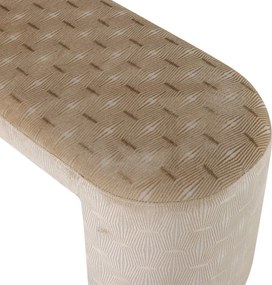 Bézs párnázott pad Jacob – WOOOD