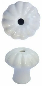 Közepes porcelán bútorgomb, fogantyú