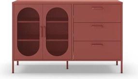 Téglavörös komód 140x90 cm Diora – Marckeric
