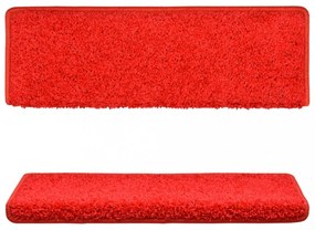 10 db piros lépcsőszőnyeg 65 x 21 x 4 cm