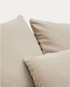 Bézs len fotel Nora – Kave Home