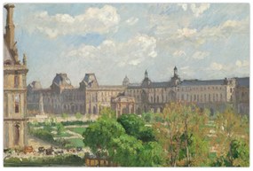 Kép - Camille Pissarro, Place du Carrousel, Paris, reprodukciók (90x60 cm)