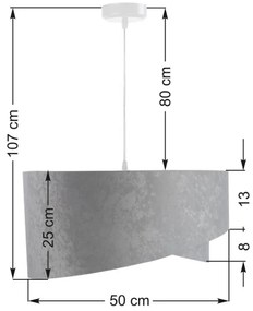Csillár zsinóron GALAXY 1xE27/60W/230V