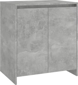vidaXL betonszürke szerelt fa tálalószekrény 70x41x75 cm