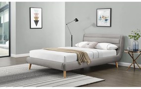 Elanda ágy, szürke 160x200 cm