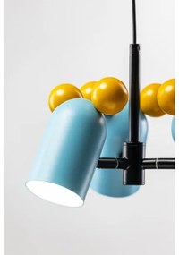 Lámpa Mennyezeti lámpatest MOUSE II, 2035, max.250V, 50/60Hz, 3*E27, max.25 W,  IP20, átmérő 30 cm, kék