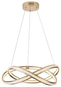 LED Csillár zsinóron LED/38W/230V 3000K 50x120 cm