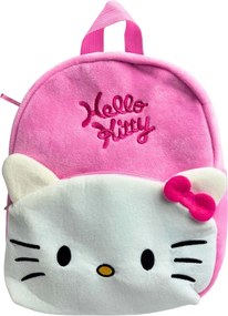 Hello Kitty Pink Bow 3D plüss hátizsák, táska 30 cm