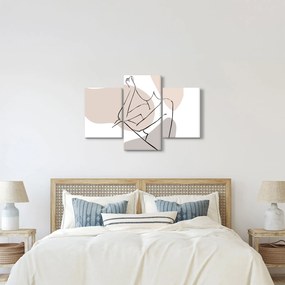 Kép - Női test vonal művészet N⁰1 (90x60 cm)