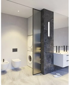 Ravak X01517 - UNI CHROME falra szerelhető bidé, kerámia/fehér