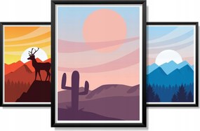 Vászonkép Keretben 90x40cm Modern Free Nature