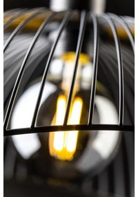 Lámpa Mennyezeti lámpatest RETO 1,4137,AC220-240V,50/60Hz,1*E27,IP20,átmérő 40CM,egyes,fekete