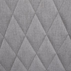 Design fotel, világosszürke/fekete, OSKOR