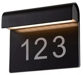Lucide 27881/06/30 - LED házszám THESI LED/6W/230V IP54