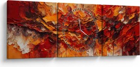 Kép - Absztrakció (órával) (90x30 cm)