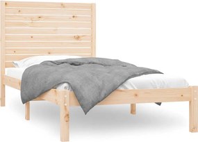 vidaXL tömör fa ágykeret 100x 200 cm