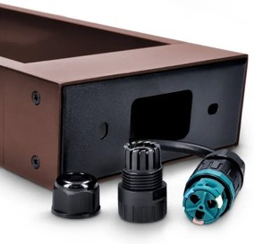 Brilagi - BARI kültéri LED lámpa LED/7W/230V 3000/4000/6000K barna IP54 50 cm