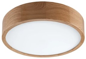 Fürdőszobai mennyezeti lámpa OAK 3xE27/15W/230V tölgy, átm. 37 cm IP54