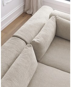 Bézs sarokkanapé (variálható) Jeanne – Bobochic Paris