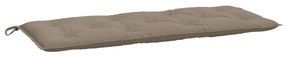 2 db tópszínű oxford szövet kerti padpárna 120 x 50 x 7 cm