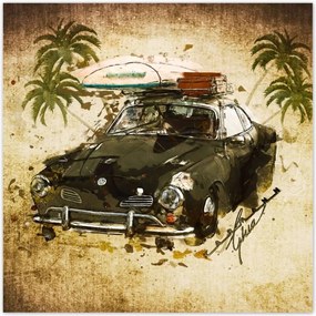 Poszterek 100x100 Volkswagen Karmann Ghia
