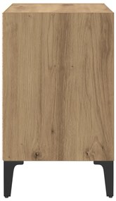 Éjjeli Szekrények 2 db Kézműves tölgy 40x30x50 cm Mérnöki fa