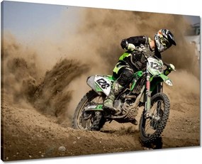 Vászonkép 70x50 MotoCross Motorkerékpár Motor
