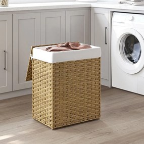 Műanyag szennyestartó kosár, 45,5 x 32 x 61cm