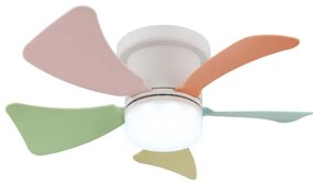 Globo 03609B - LED dimmelhető mennyezeti ventilátor HINES 10W/230V 3000-6500K + távirányító