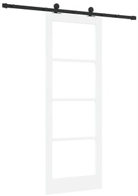 Csúszóajtó ORKDAL Fehér 78 x 211 cm Fa és fém