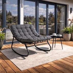 Hintaszék szürke színben AURORA