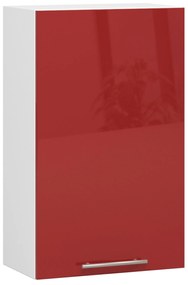 Felső konyhaszekrény Ozara W50 H720 (fehér + fényes piros). Akció -14%. 1071193