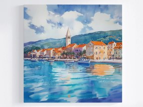 Poszter Város Horvátország Dél Dalmácia Kilátás 40x40