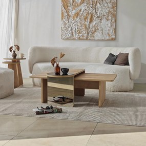 Luna 4 - Bronze, Sapphire Oak