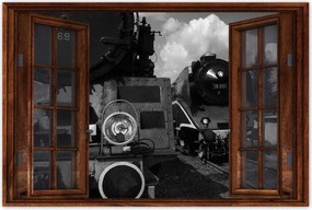 Poszterek 120x80 Vonatok Ol49-69 és 18-201