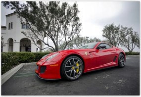 Fotótapéta flizelina 152x104 Piros Ferarri