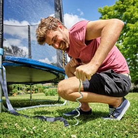 Földhorgony készlet, 4 db, 42,5x8,5cm, ezüst Monzana