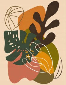 Poszter 50x65cm Erdei kompozíció