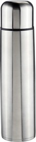 Rozsdamentes acél termosz, 1 l űrtartalommal, nyomógombos rendszerrel