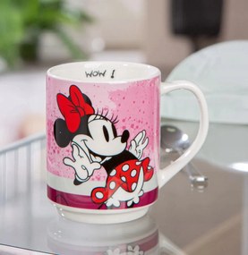 Porcelán bögre Minnie, rózsaszín