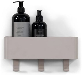 Szürkésbarna fali acél fürdőszobai polc Multi – Spinder Design