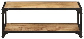 Tömör nyers mangófa dohányzóasztal 90 x 45 x 35 cm