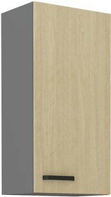 Felső konyheszekrény Scarmi 45 G-90 1F (Antracit + Herringbone scandi). 1049751