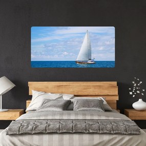 PIPPER. Öntapadós textiltapéta "Vitorlás a tengeren"