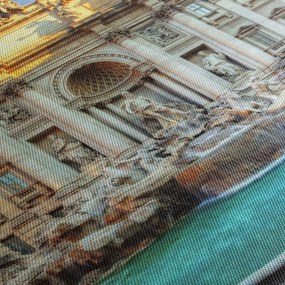 Kép - Trevi-kút (órával) (90x30 cm)