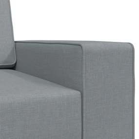 Földi Kanapé Ágy 2 az 1-ben Világosszürke 245x150x60.5 cm Szövet