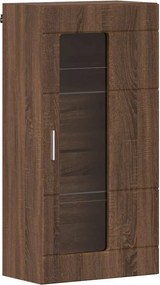 vidaXL Fából Készült Szekrény Barna Tölgy 50 x 29 x 100 cm Faanyag