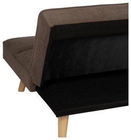 Barna zsenília kinyitható kanapé 175 cm – Ixia